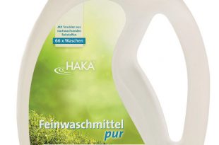 Neu und nachhaltig: HAKA flüssiges Feinwaschmittel pur - ein Förderprojekt der DBU