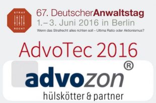 Hülskötter & Partner auf der AdvoTec: Advoware 4.1, E-POST, Advoliga