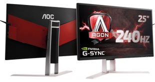 AOC präsentiert 240-Hz-AGON-G-SYNC-Monitor für ultraflüssiges Gameplay  