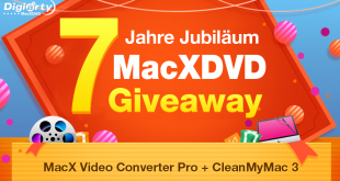 MacXDVD verschenkt 10K Gratis-Kopien des Nr.1 schnellen Video Converters zum 7 Jahre Jubiläum  